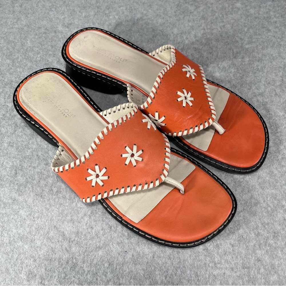 Italian Leather Sandal‎ Shoes By Mila Paoli